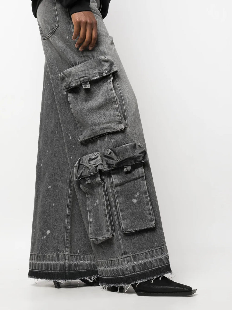 Baggy Cargo wide-leg jeans