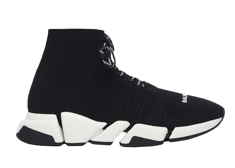 Balenciaga Speed 2.0 Lace Up Black White SS21 (Women's)
