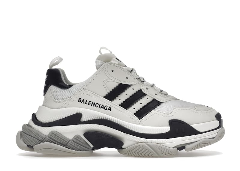 Balenciaga x adidas Triple S White Black (Women's)