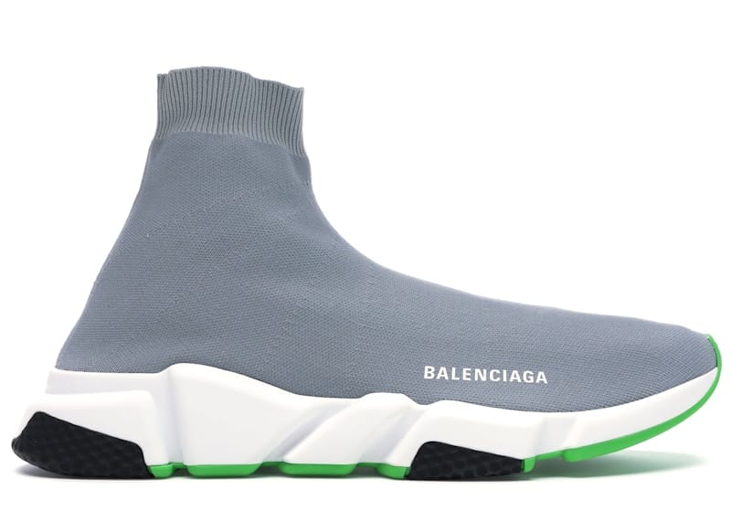 Balenciaga Speed Trainer Gray Green