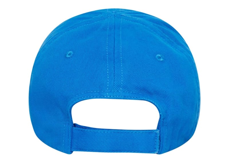 Balenciaga x adidas Trefoil Balenciaga Logo Cap Blue/White