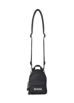 Balenciaga Oversized Crossbody Backpack Mini Black