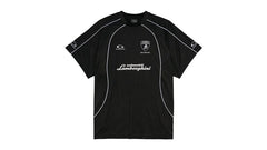 Balenciaga Automobil Lamborghini Oversized Soccer T-Shirt Black