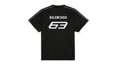 Balenciaga Automobil Lamborghini Oversized Soccer T-Shirt Black