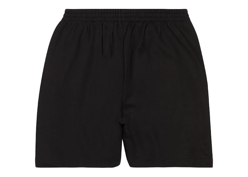 Balenciaga Political Campaign Large Fit Sweat Shorts Black/White