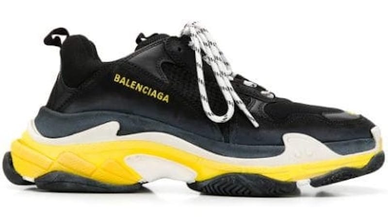 Balenciaga Triple S Black Yellow White