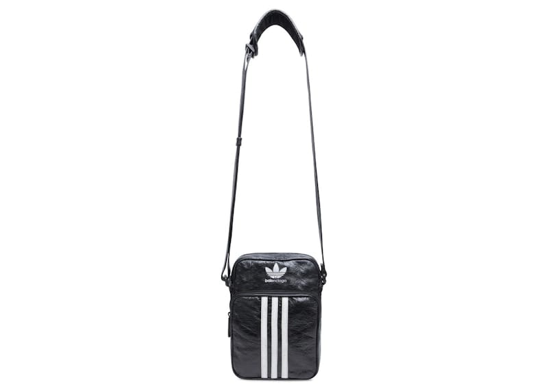 Balenciaga x adidas Small Crossbody Messenger Bag Black/White