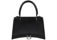 Balenciaga Hourglass Top Handle Bag Medium Black