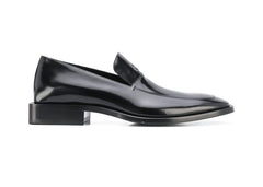 Balenciaga Coin Rim 20mm Loafers Black Leather