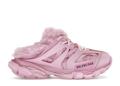 Balenciaga Track Mule Pink Faux Fur (Women's)