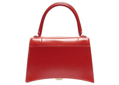 Balenciaga Hourglass Top Handle Medium Red
