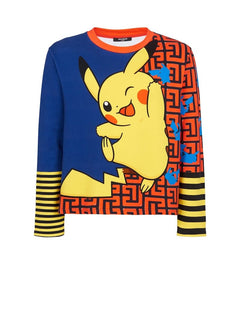 Balmain x Pokemon Print Sweatshirt Multicolor