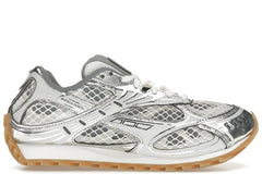 Bottega Veneta Orbit Silver White