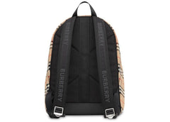 Burberry Vintage Check Nylon Backpack Archive Beige