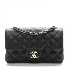 Chanel Mini Rectangular Flap Black Caviar