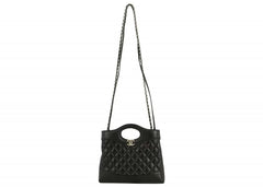 Chanel 24S Mini 31 Bag Black/Glod