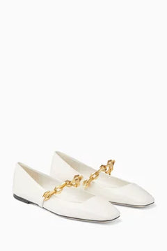 Jimmy Choo Diamond Tilda Flats in Leather