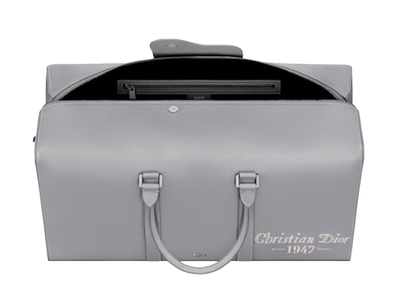Dior by Birkenstock Christian Dior 1947 Signature Lingot 50 Duffle Bag Dior Gray