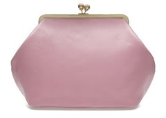 Coach Large Kisslock Frame Bag Brass/Rose