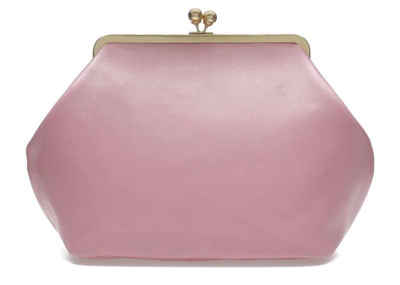 Coach Large Kisslock Frame Bag Brass/Rose