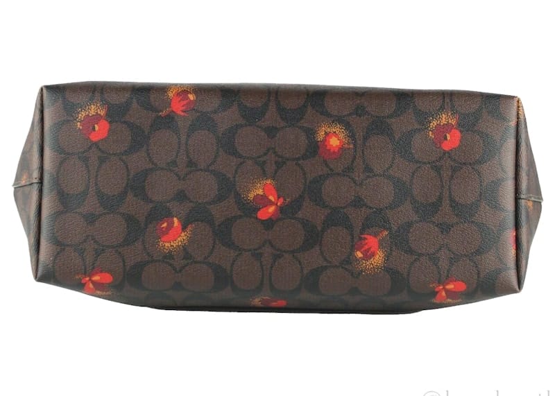 Coach Gallery Tote Bag Poppy Floral