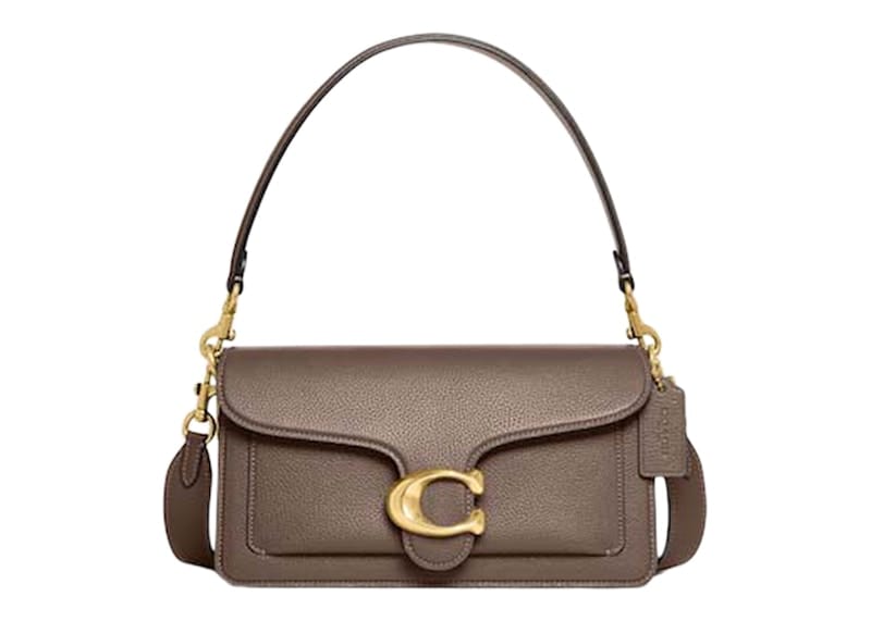 Coach Shoulder Bag Tabby 26 Brass/Dark Stone