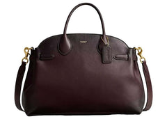 Coach Soft Empire Carryall Bag 40 Brass/Merlot