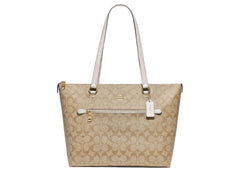 Coach Gallery Tote Bag Khaki/Chalk