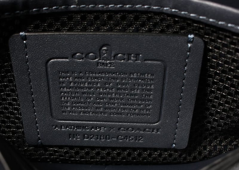 Coach x BAPE Turnlock Tab Belt Bag Navy