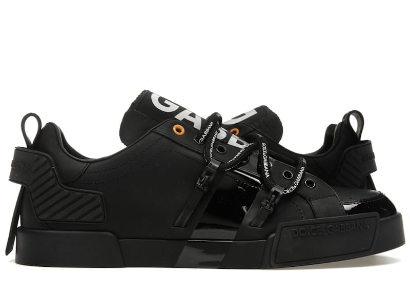 Dolce & Gabbana Portofino Strapped Black White
