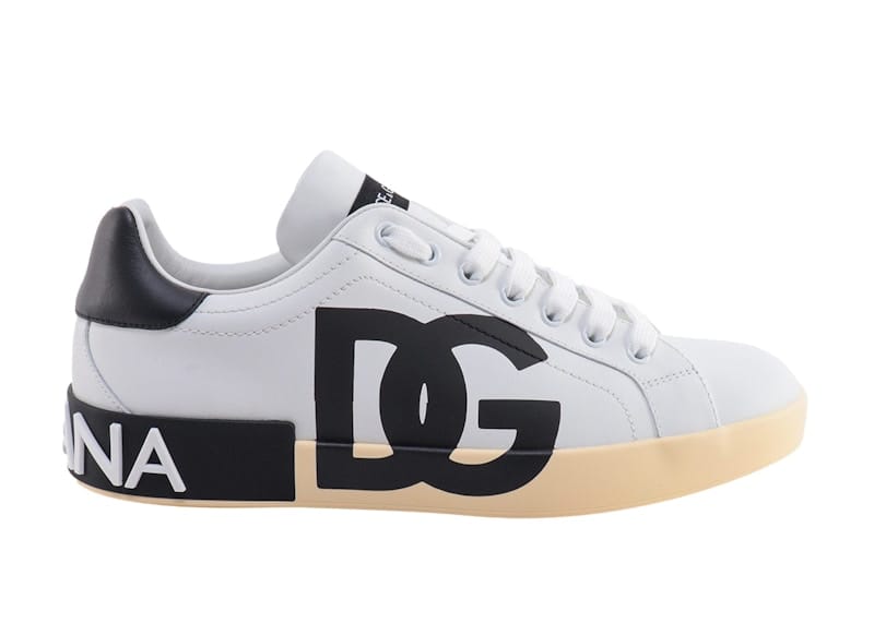 Dolce & Gabbana Portofino Low DG Logo Print - Black