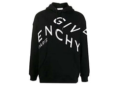 Givenchy Refracted Embroidered Logo Hoodie Black/White