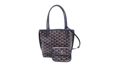 Goyard Anjou Tote Mini Navy Blue