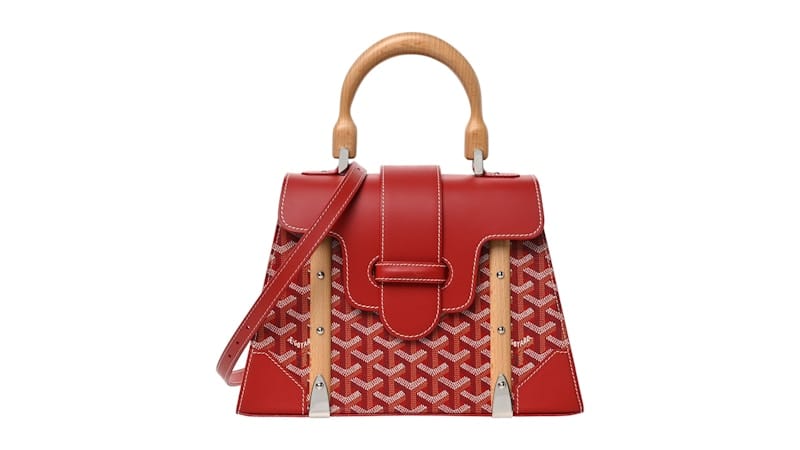 Goyard Saigon Structure Mini Bag Red
