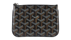 Goyard Senat Pouch Goyardine Mini Black