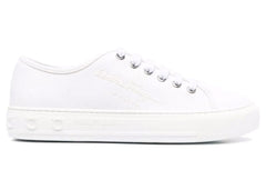 Ferragamo Embossed-Logo Low-Top Sneakers White (Women's)