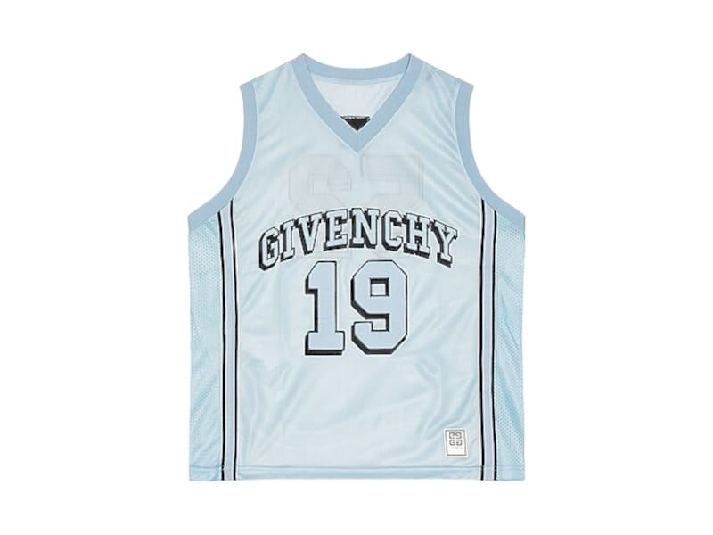 Givenchy Mesh Basketball Jersey Light Blue