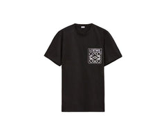 LOEWE Anagram Fake Pocket T-Shirt Black/White