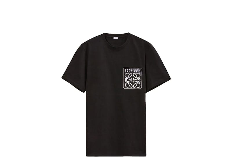 LOEWE Anagram Fake Pocket T-Shirt Black/White