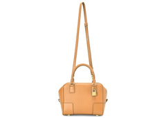 LOEWE Amazona 19 Square Bag in Nappa Calfskin Warm Desert
