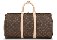 Louis Vuitton Keepall Bandouliere Monogram 50 Brown