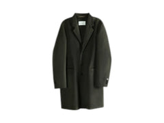 Givenchy Regular Fit Double Face 3Bt Coat Dark Khaki