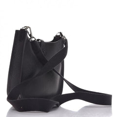 Hermes Evelyne Taurillon Clemence Amazone Strap Palladium TPM Noir