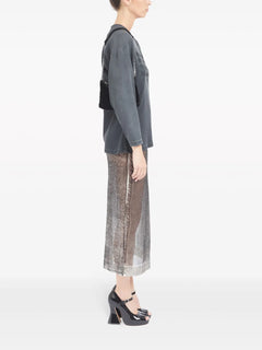 Glam Slam velvet shoulder bag