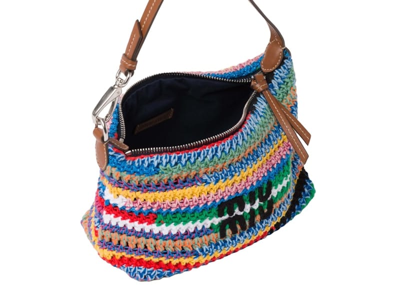 Miu Miu Crochet Pouch Multicolor