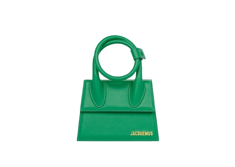 Jacquemus Le Chiquito Noeud Coiled Handbag Green