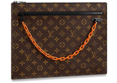 Louis Vuitton A4 Pouch Monogram Brown