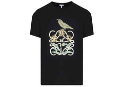 LOEWE Herbarium Anagram T-Shirt Black/Multicolor