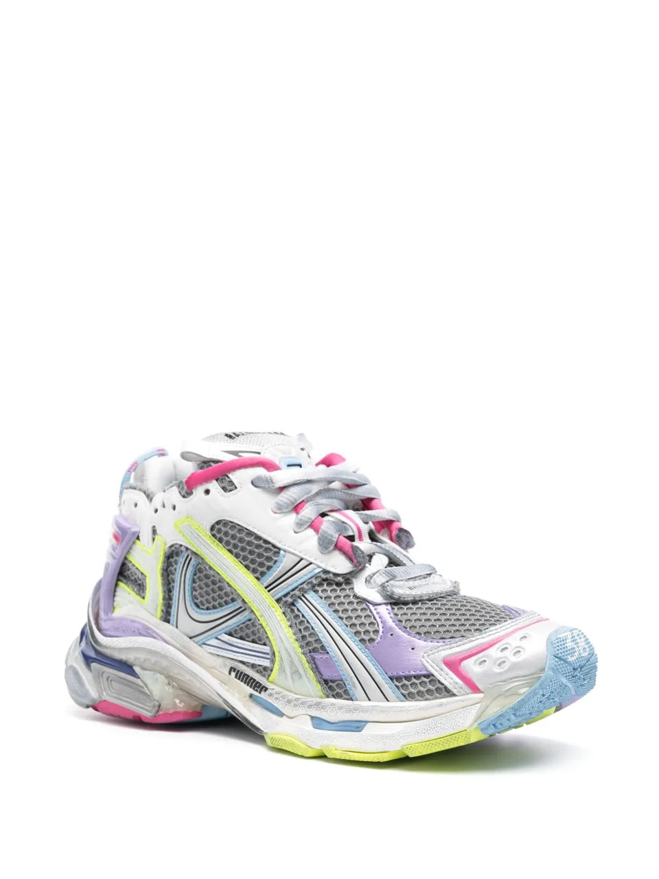 Runner mesh-panelled sneakers