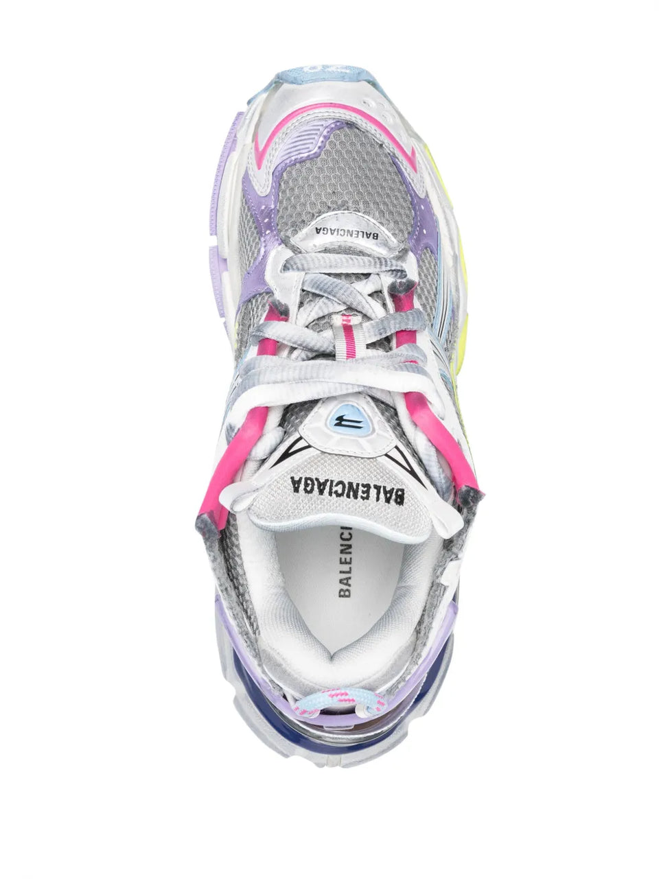 Runner mesh-panelled sneakers
